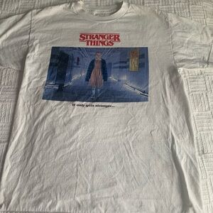 Stranger Things White Graphic Tee